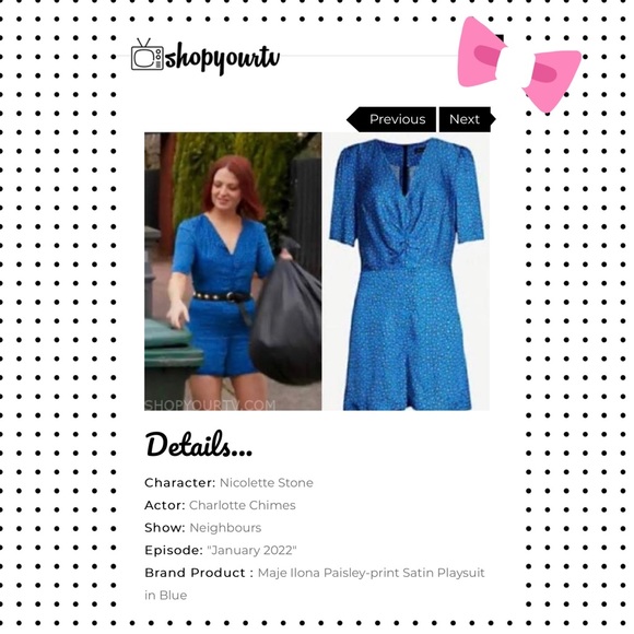 NWT Maje - Ilona Leopard Print Satin Playsuit Romper 36/4 - Picture 2 of 15